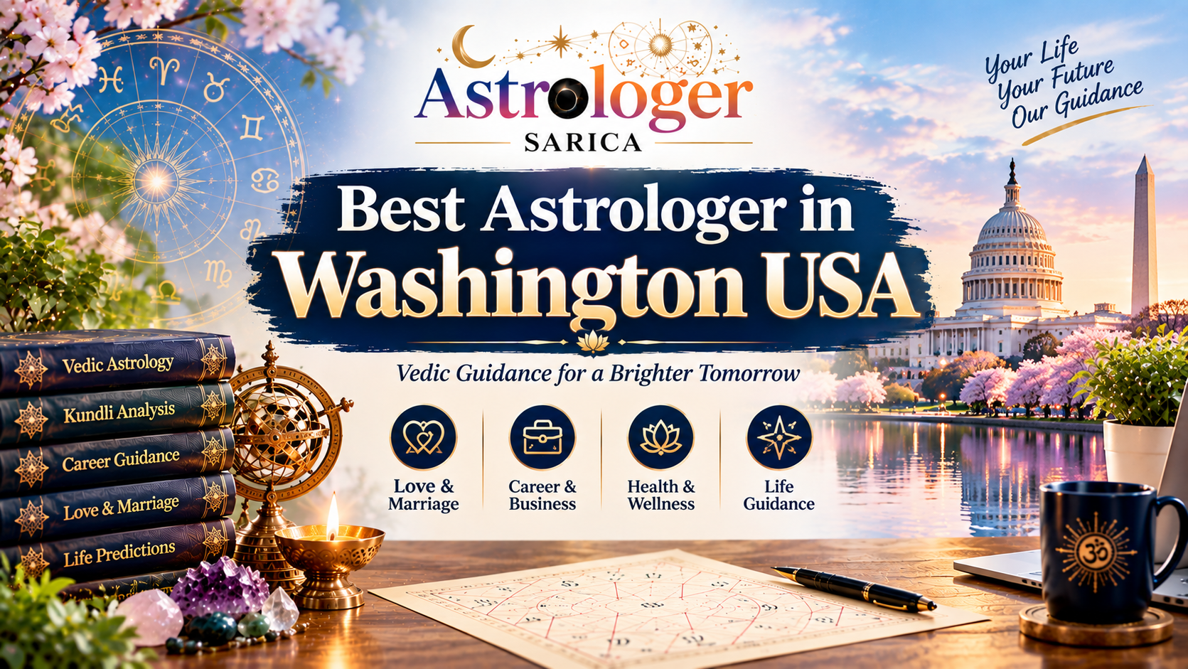 Best Astrologer in Washington USA - Astro Sarica
