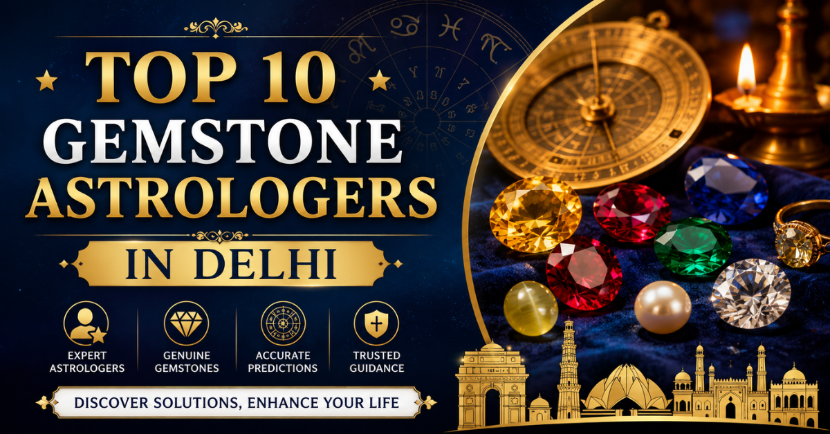 Top 10 Gemstone Astrologers in Delhi