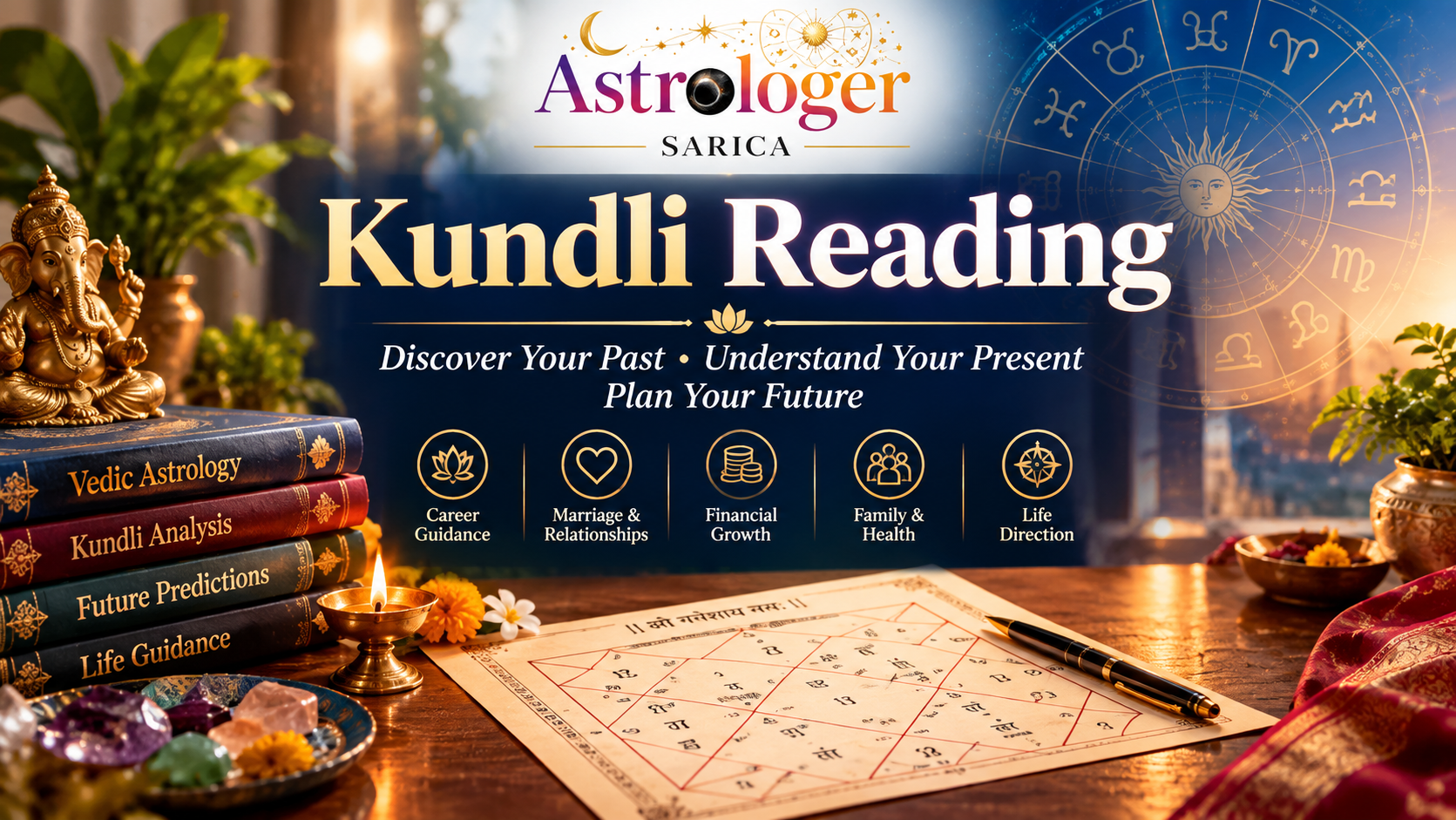 kundli reading birth chart houses